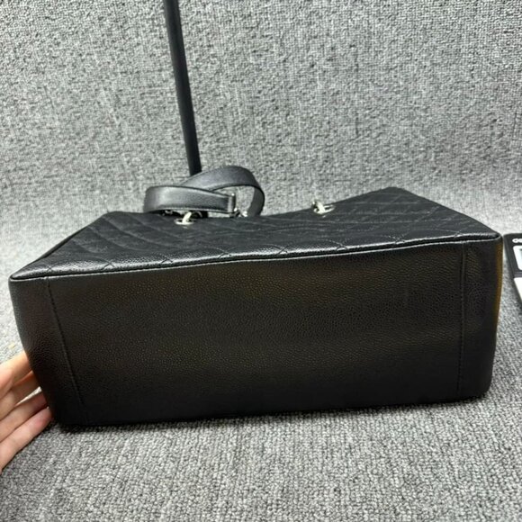 100% Authentic CHANEL GST Black Caviar Tote Bag - Picture 7 of 14